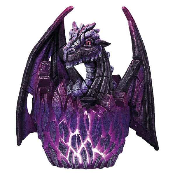 Edge Sculpture Lit Dragon Purple