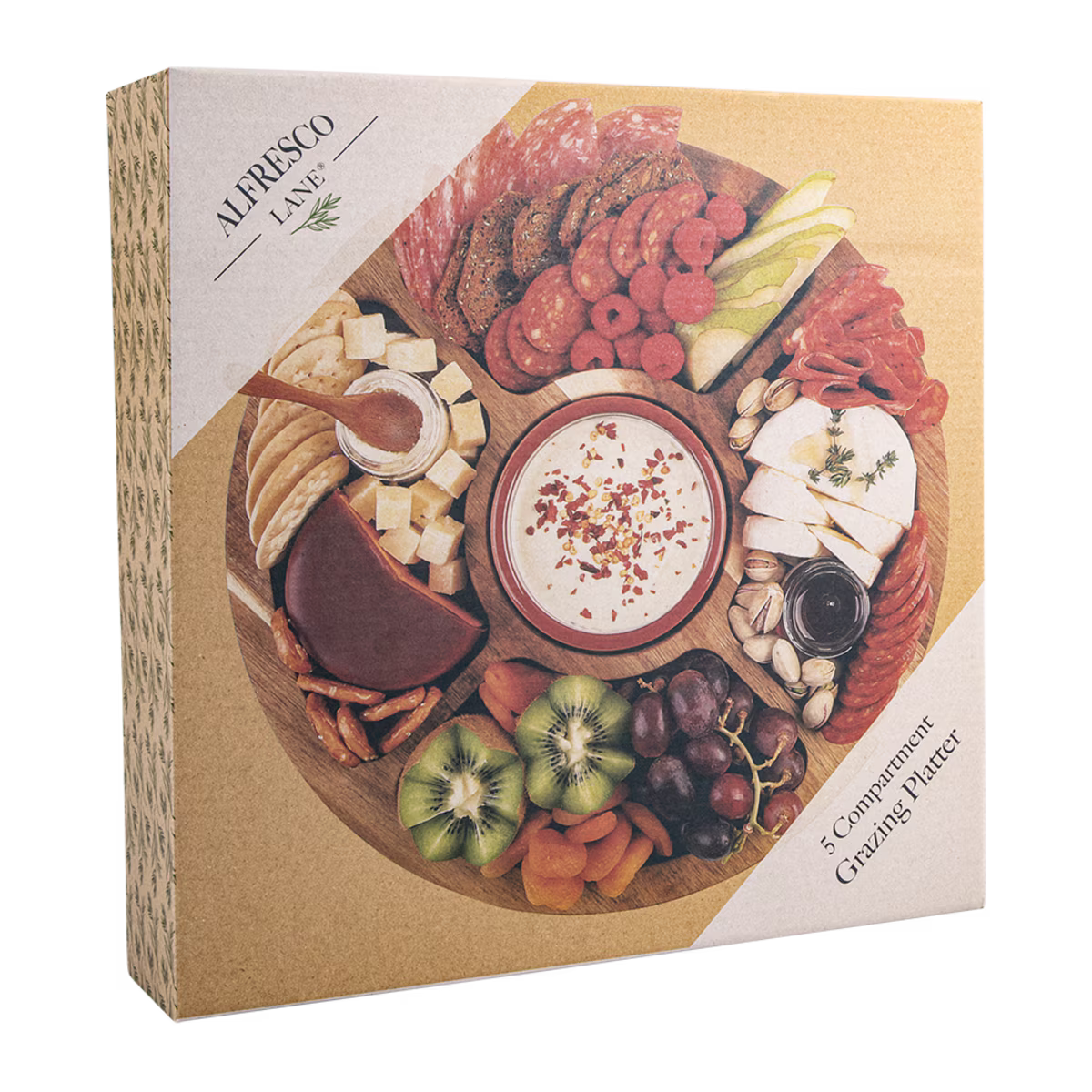 Alfresco Lane Round Grazing Platter