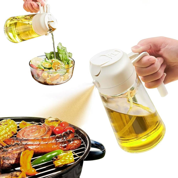 Appetito Dual Function Oil Sprayer & Pourer - Stone