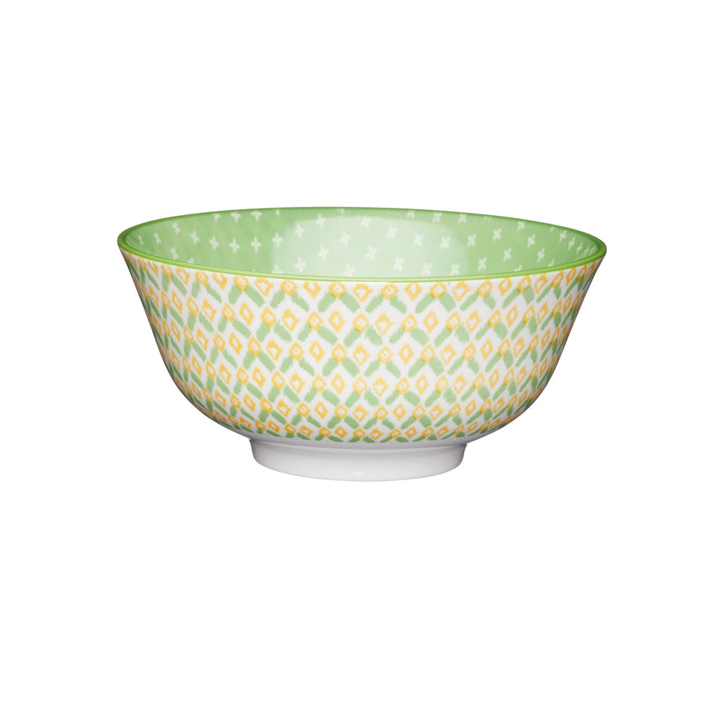 Mikasa Does it All Bowl 15.7cm - Geometric Green