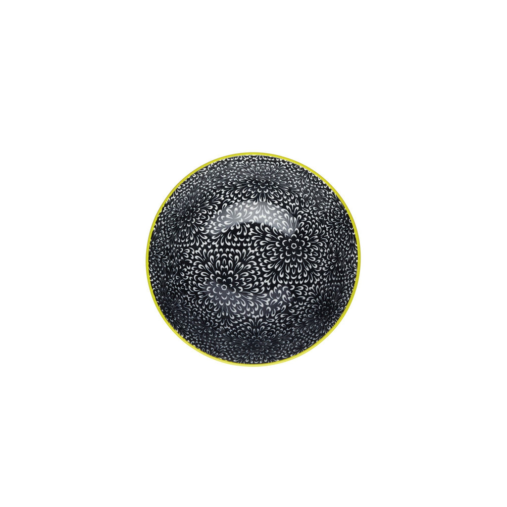 Mikasa Does it All Bowl 15.7cm - Black Floral