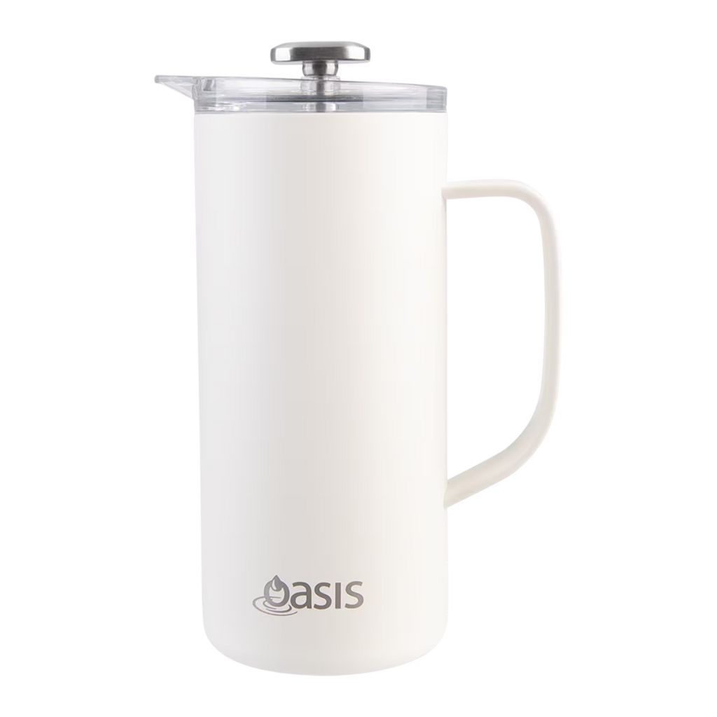 Oasis Stainless Steel Double Wall Insulated Coffee Press 4 Cup (600ml)