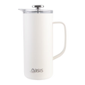 Oasis Stainless Steel Double Wall Insulated Coffee Press 4 Cup (600ml)