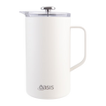 Oasis Stainless Steel Double Wall Insulated Coffee Press 6 Cup (1000ml)