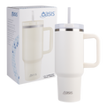 Oasis Stainless Steel Double Wall Insulated Commuter Travel Tumbler 1.2L Alabaster