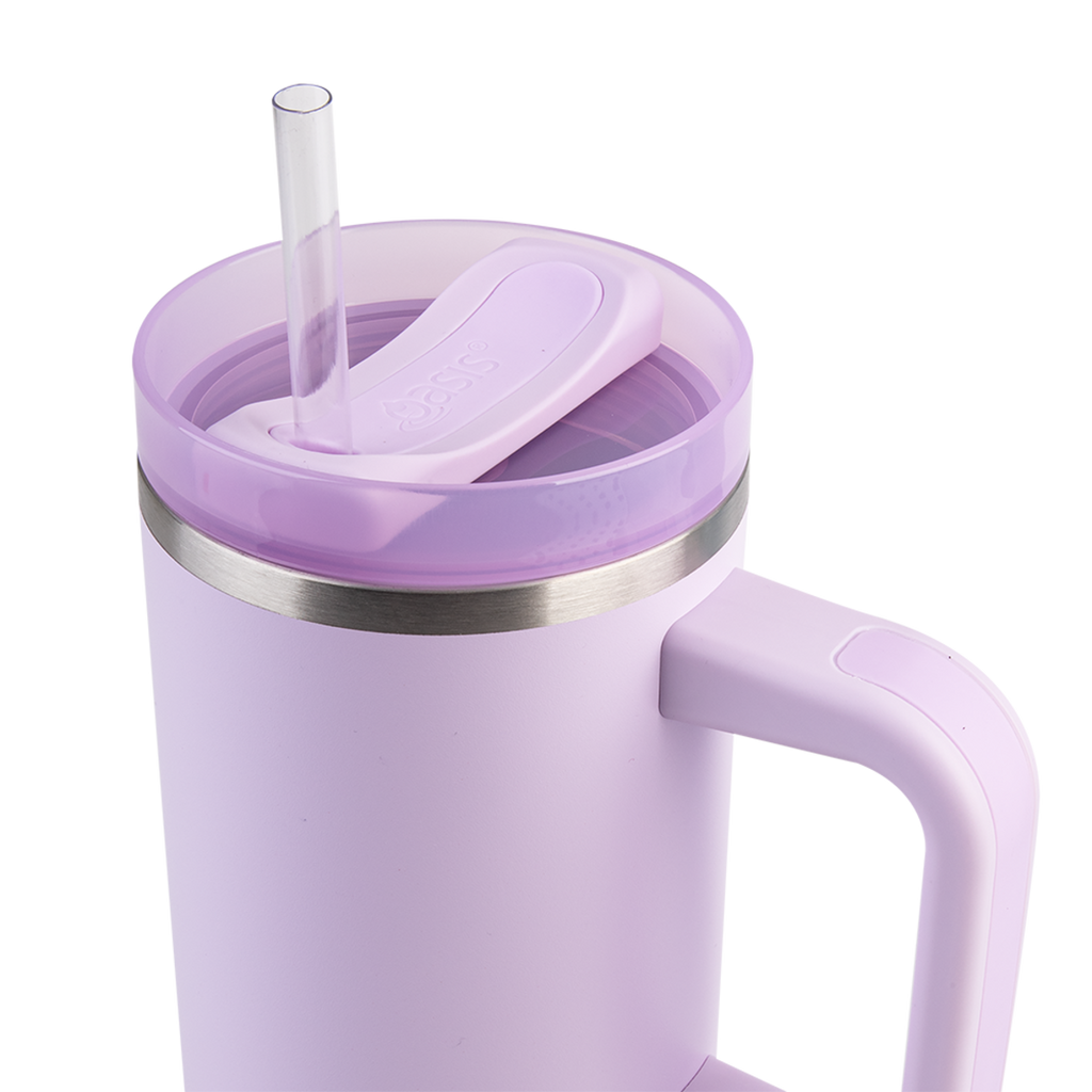 Oasis Stainless Steel Double Wall Insulated Commuter Travel Tumbler 1.2L Orchid