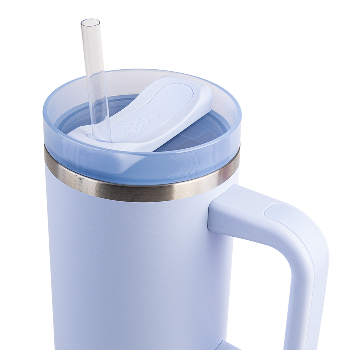 Oasis Stainless Steel Double Wall Insulated Commuter Travel Tumbler 1.2L  Periwinkle
