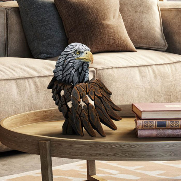 Edge Sculpture Bald Eagle Bust