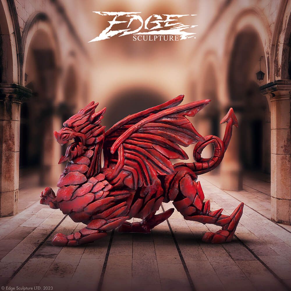 Edge Sculpture Dragon Figure