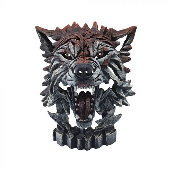 Edge Sculpture Wolf Bust