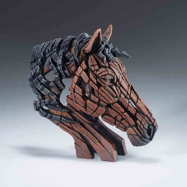 Edge Sculpture Horse Bust