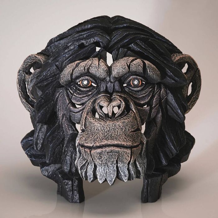 Edge Sculpture Chimpanzee Bust