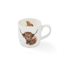 Royal Worcester Wrendale Designs Highland Cow Mug