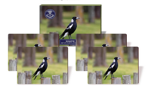 Heritage Magpie Placemats set of 4