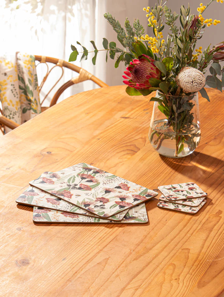 Ashdene Trudy's Garden Silver Princess Coasters Set of 6