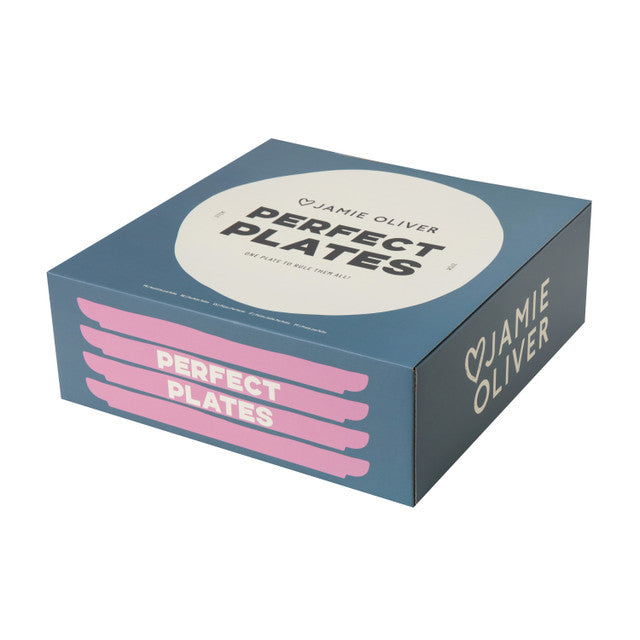 Jamie Oliver Big Love Perfect Plates, Stoneware, Set of 4, 27cm