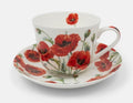 Heritage Poppy breakfast cup & saucer