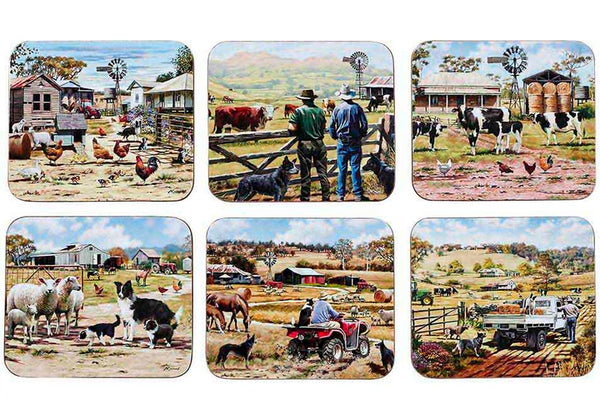 Ashdene - A Farming Life Coasters Set of 6