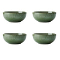 Mikasa Jardin Stoneware 4-Piece Cereal Bowl Set, 15cm, Green
