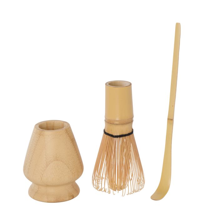 Leaf & Bean Ginza Matcha Whisk 3pcs Set Natural