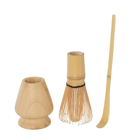 Leaf & Bean Ginza Matcha Whisk 3pcs Set Natural