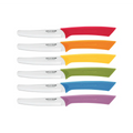 Spectrum Steak Knife 6 Piece Set 10cm Multi Coloured