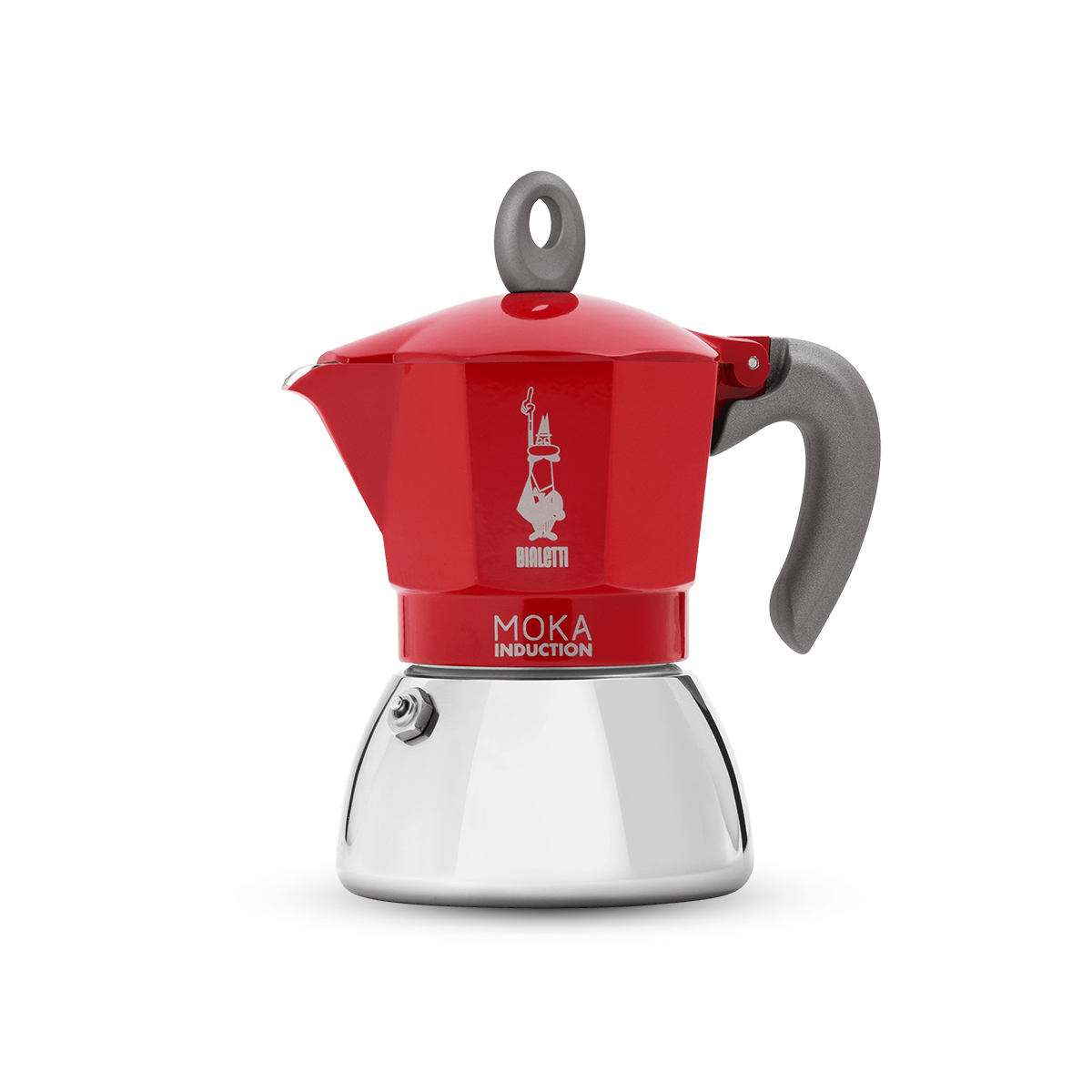 Bialetti Moka Induction 4 Cup Red
