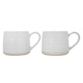 Mikasa Farmhouse 'Love You' Stoneware Mugs Set of 2 380 ml