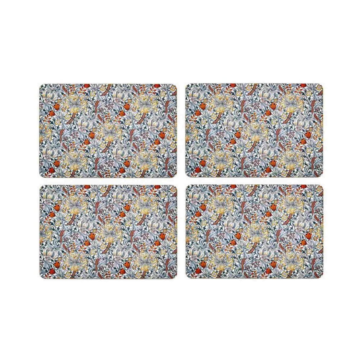 Heritage Blue Lily Placemats Set of 4
