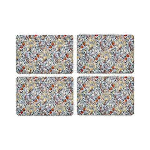 Heritage Blue Lily Placemats Set of 4