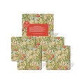 Heritage Golden Lily Coasters Set of 4
