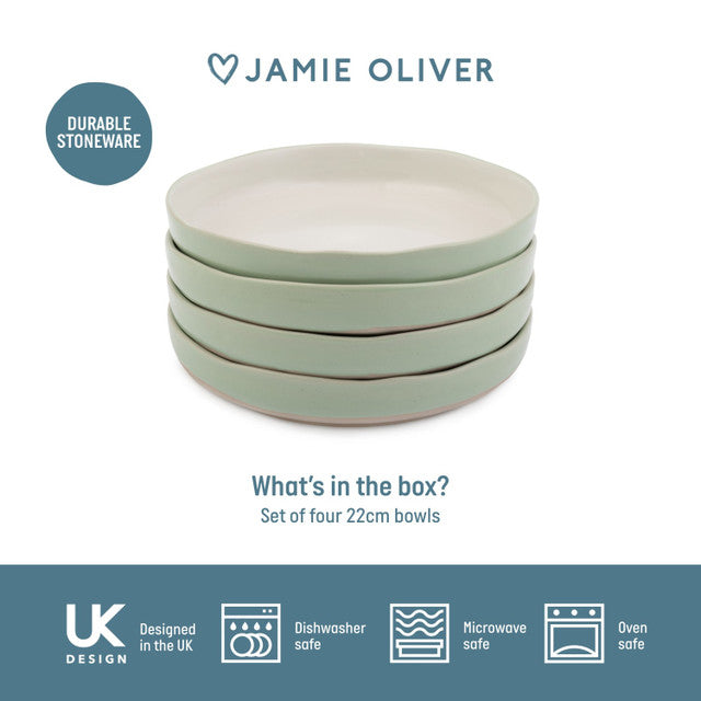 Jamie Oliver Big Love Dishy Bowl, Set of 4, 22CM