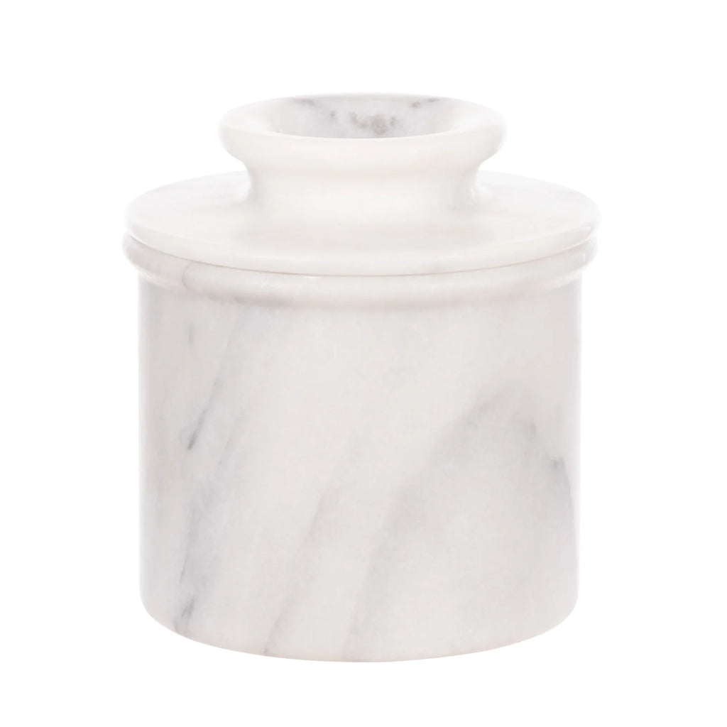 Davis & Waddell Nuvolo Marble French Butter Bell White Grey