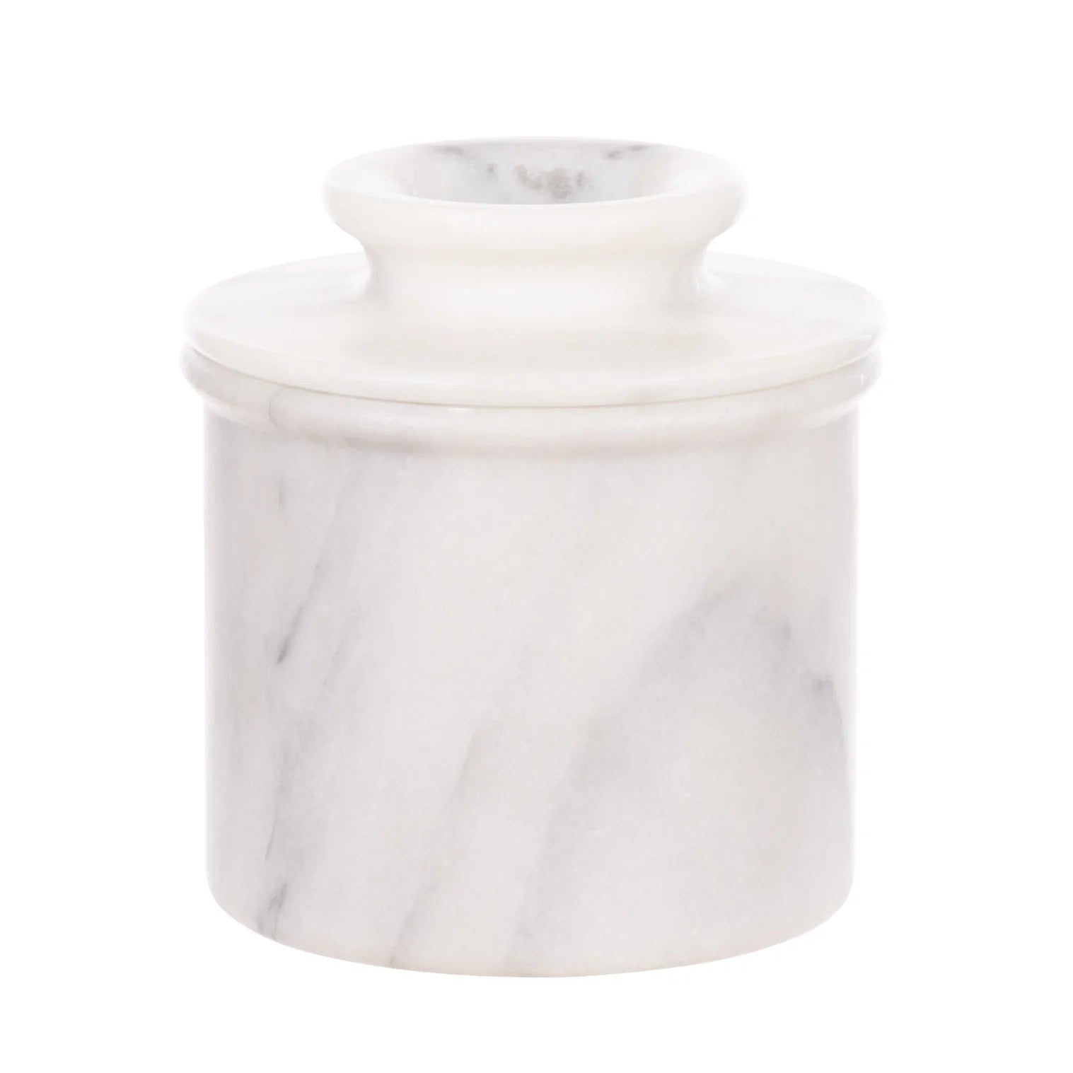Davis & Waddell Nuvolo Marble French Butter Bell White Grey