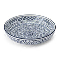 Mikasa Blue Mediterranean Stoneware Bowl, 900ml, 21 x 5cm