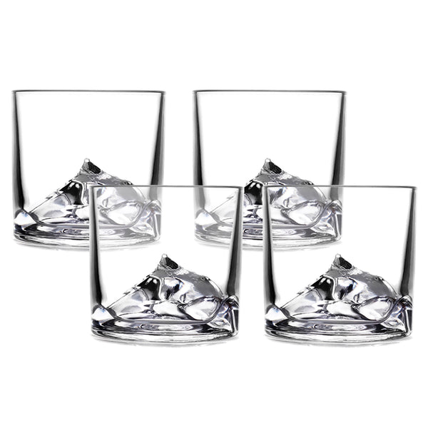 Liiton Everest Whiskey Set Clear Decant Everest Glass (set of 5)