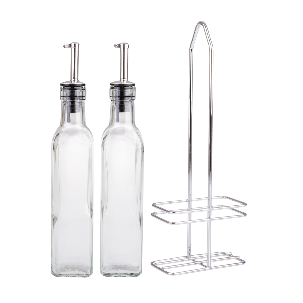 Kitchenworks Glass Oil & Vinegar Set 270ml