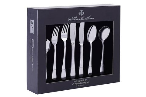 Wilkie Brothers Livingston 42 Piece Cutlery Set