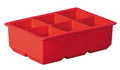 Avanti Silicone 6 Cup King Ice Cube Tray Red