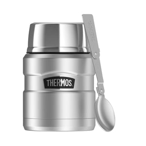 THERMOS 470ML STAINLESS KING STAINLESS STEEL VACUUM INSULATED FOOD JAR