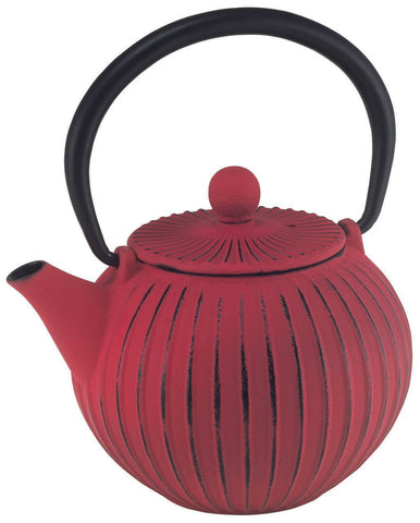 Avanti Ribbed Round Cast Iron Teapot 500ml