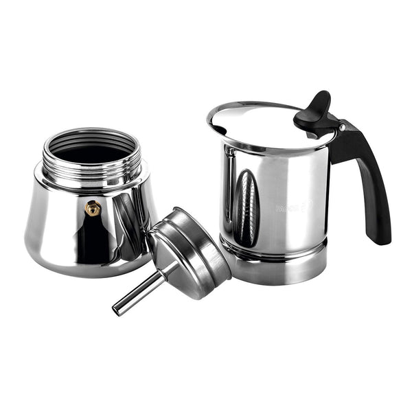 Fagor "Etnica 4 Cup Stainless Steel Espresso Maker