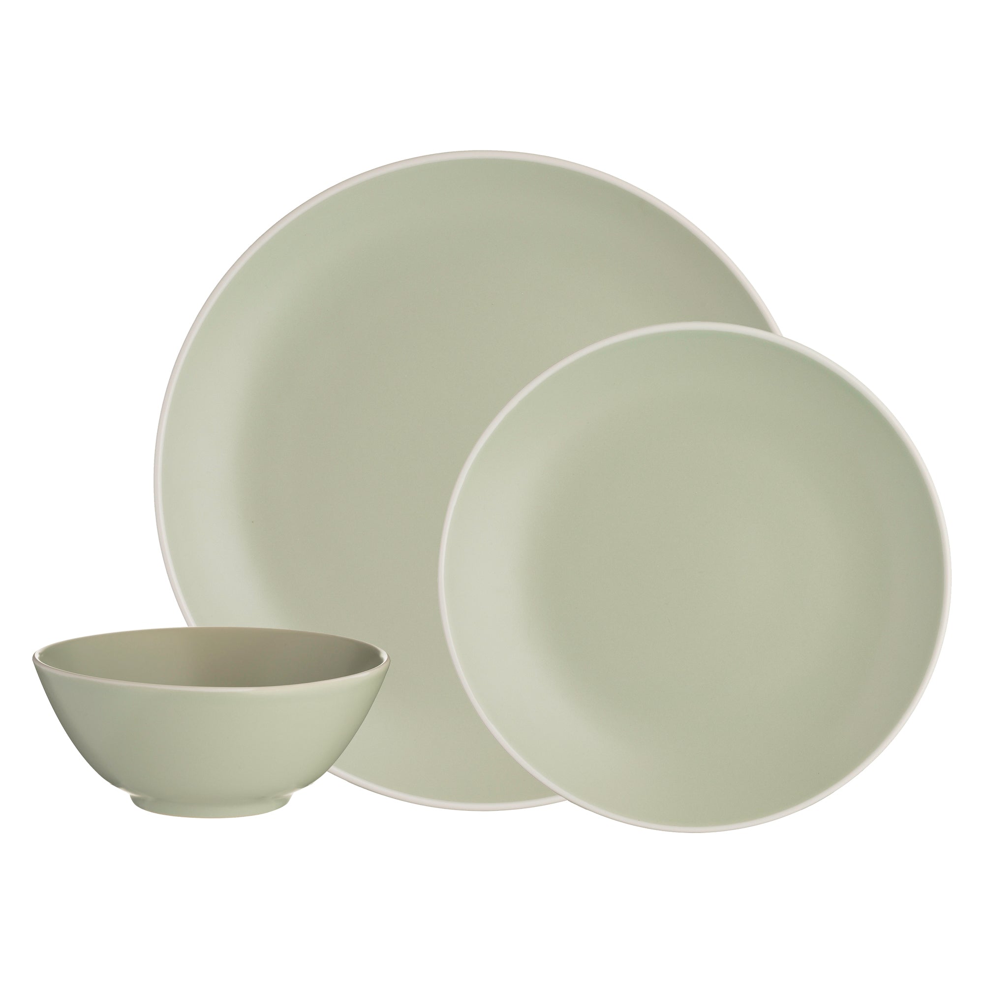 MASON CASH CLASSIC COLLECTION GREEN 12 PIECE DINNER SET