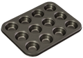 Bakemaster 12 Cup Mini Muffin Pan 26 x 20cm/4.5 x 2cm Non-stick