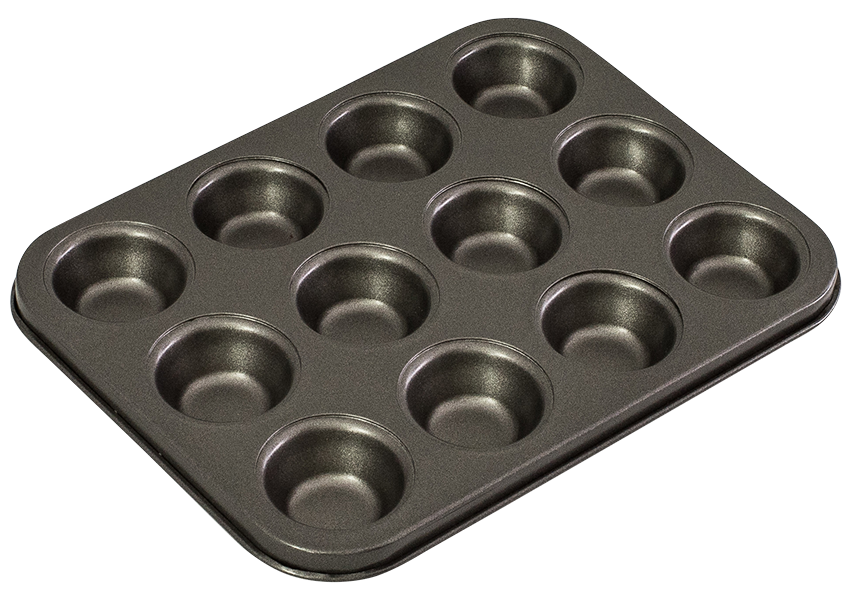 Bakemaster 12 Cup Mini Muffin Pan 26 x 20cm/4.5 x 2cm Non-stick