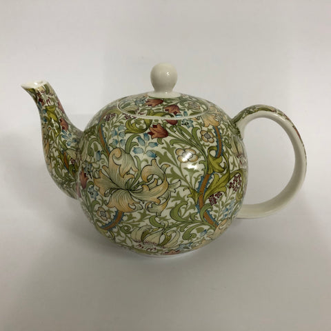 Golden lilies teapot