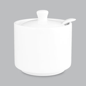 Wilkie Brothers Straight Sugar Bowl with Spoon 240ml