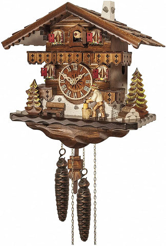 1 Day wood chopper Clock
