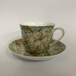 Golden lilies breakfast cup & saucer