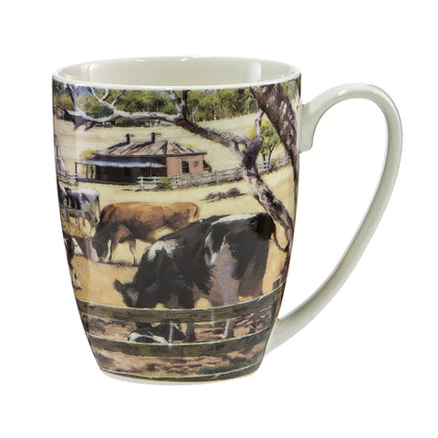 Ashdene Grazing Paddocks Mug - Farmyard Vista